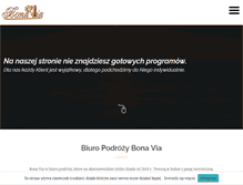 Tablet Screenshot of bona-via.pl